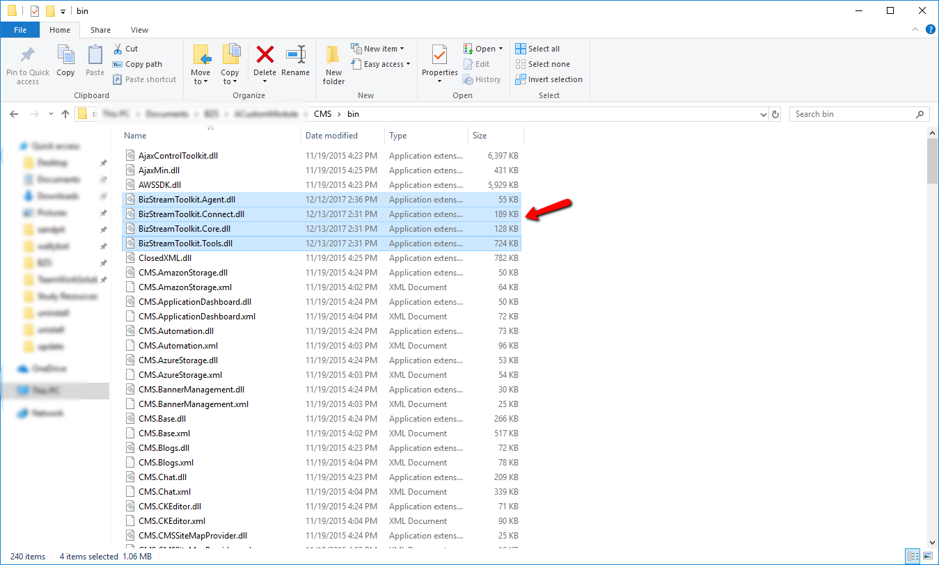 Go to the Bin Folder Toolkit for Kentico Extensions to make working